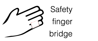 SAFETY FINGER BRIDGE