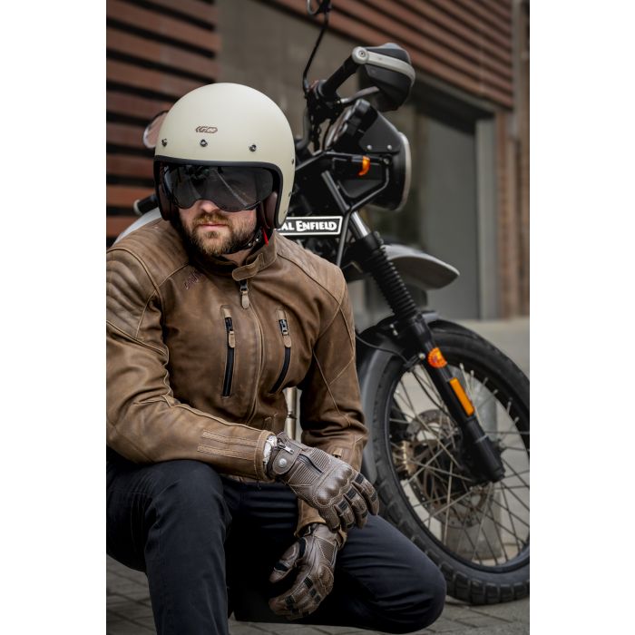 Gari Motorcycle G03X Snap Buttons Fiberglass Open-face