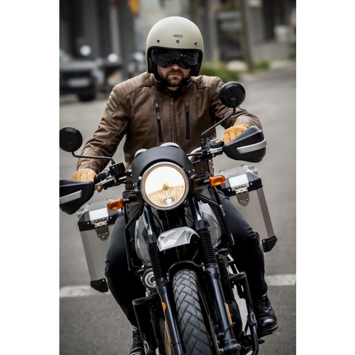 Gari Motorcycle G03X Snap Buttons Fiberglass Open-face