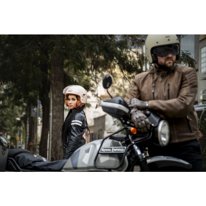 Garibaldi Motorcycle Leather Moka Racer Lady Sas-tec Jacket
