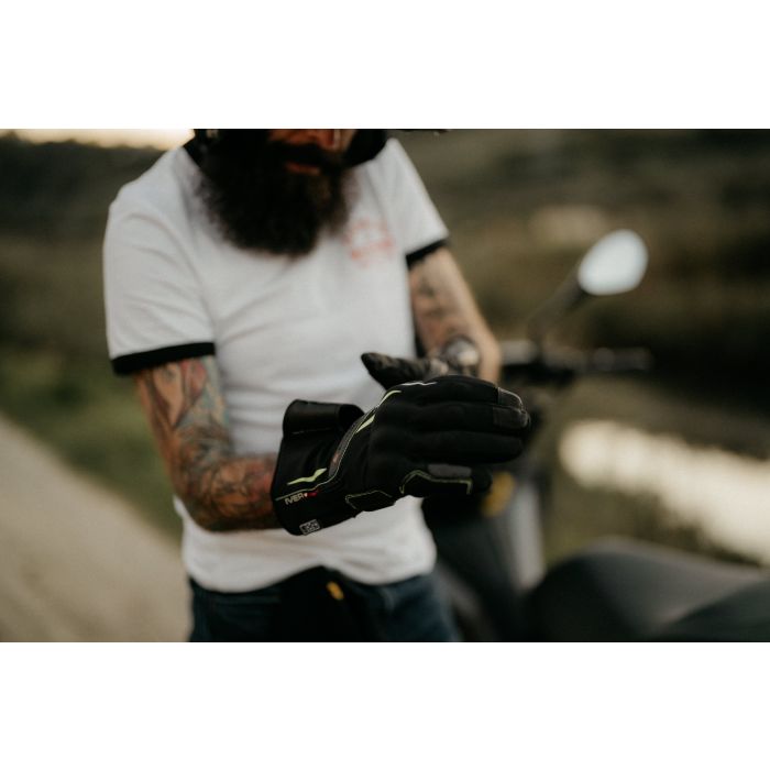 Garibaldi Motorcycle Winter Iver Stripes Primaloft® Gloves