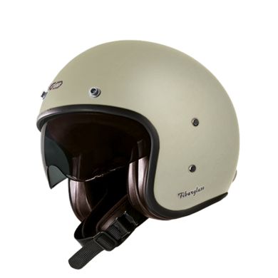 Gari Motorcycle G03X Snap Buttons Fiberglass Open-face