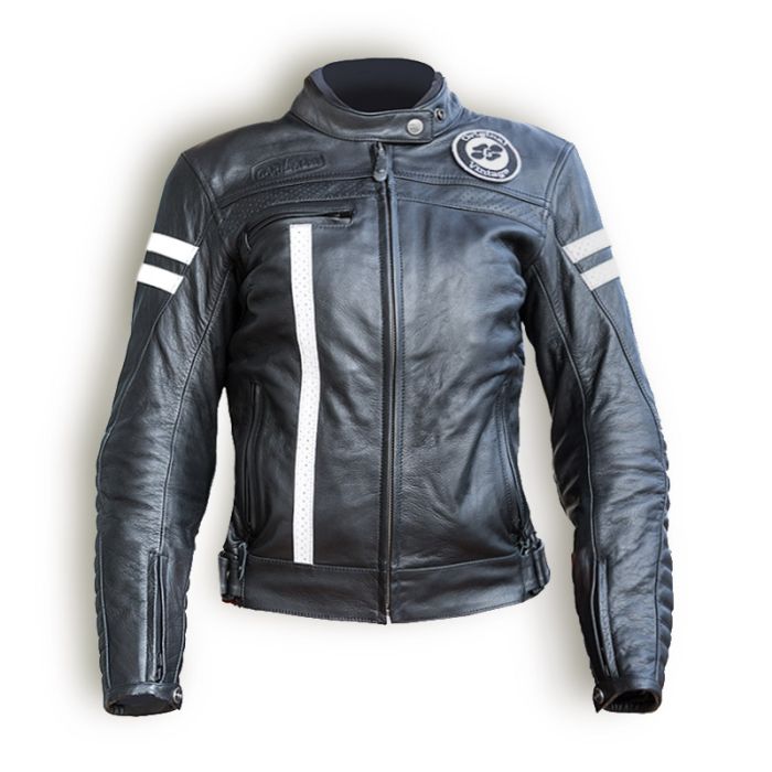 Garibaldi Motorcycle Leather Moka Racer Lady Sas-tec Jacket